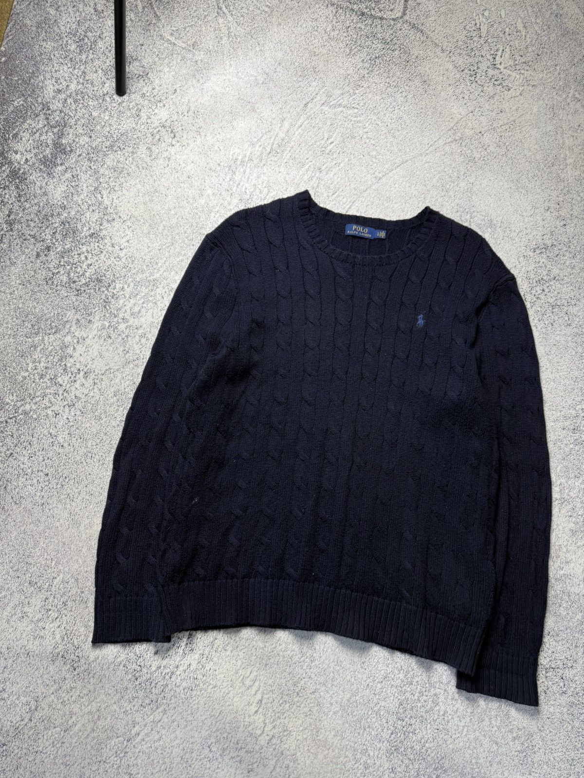 Polo Ralph Lauren Mens Vintage Polo Ralph Lauren knitted Sweater luxury Size US L / EU 52-54 / 3 - 2 Thumbnail