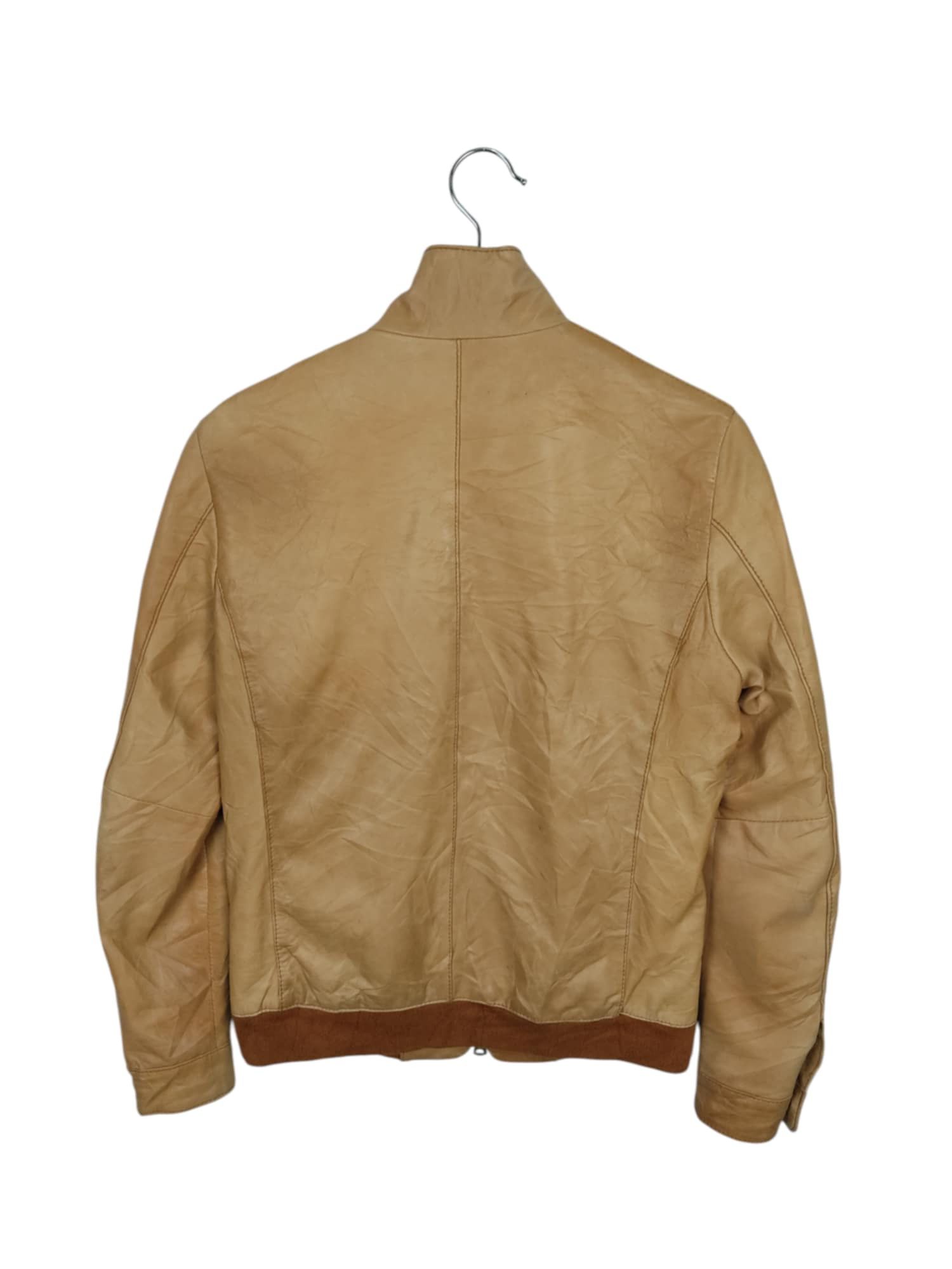 Japanese Brand Japanese Brand Nano Universe Leather Jacket Size US S / EU 44-46 / 1 - 4 Thumbnail