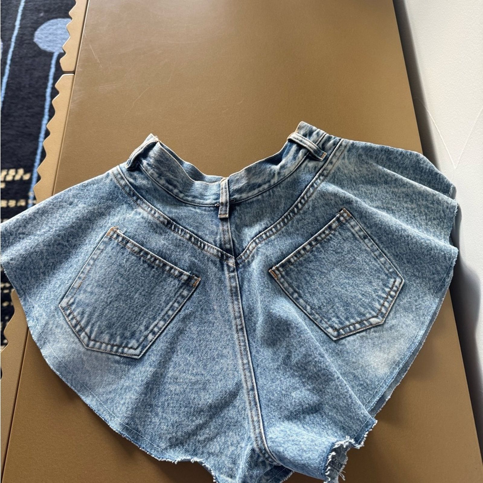 Other New Trendy Denim Vacation Skirt Shorts size XS Size 25" / US 0 / IT 36 - 9 Thumbnail