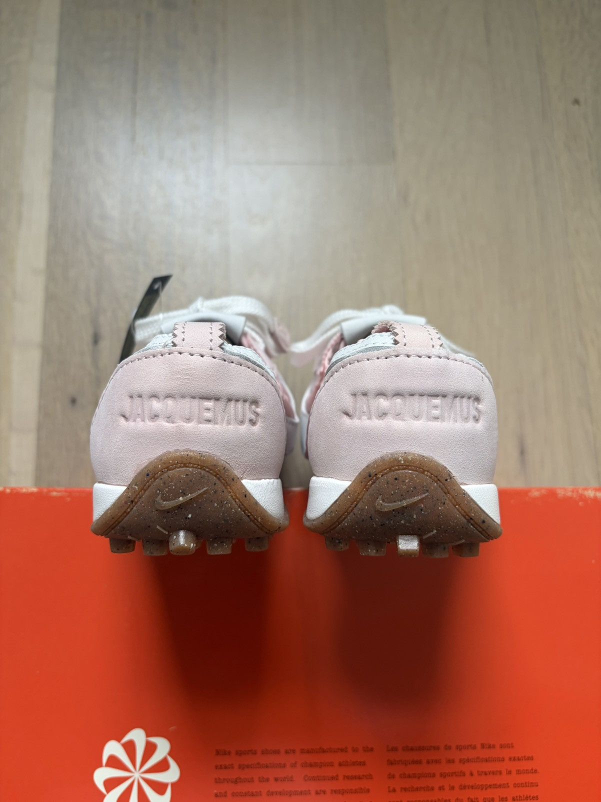 Nike Nike x Jacquemus Moon Shoe SP Aluminum Pink HV8547-601 Size US 9.5 / IT 39.5 - 4 Thumbnail