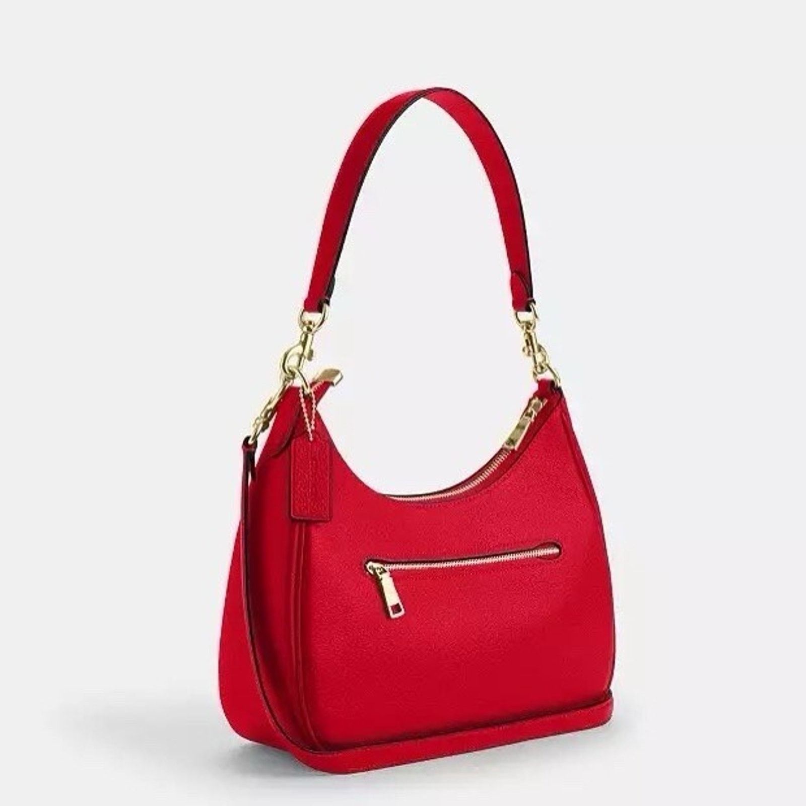 Coach NWT Coach Teri Hobo Bag Leather CV935 Bold Red Size ONE SIZE - 11 Thumbnail