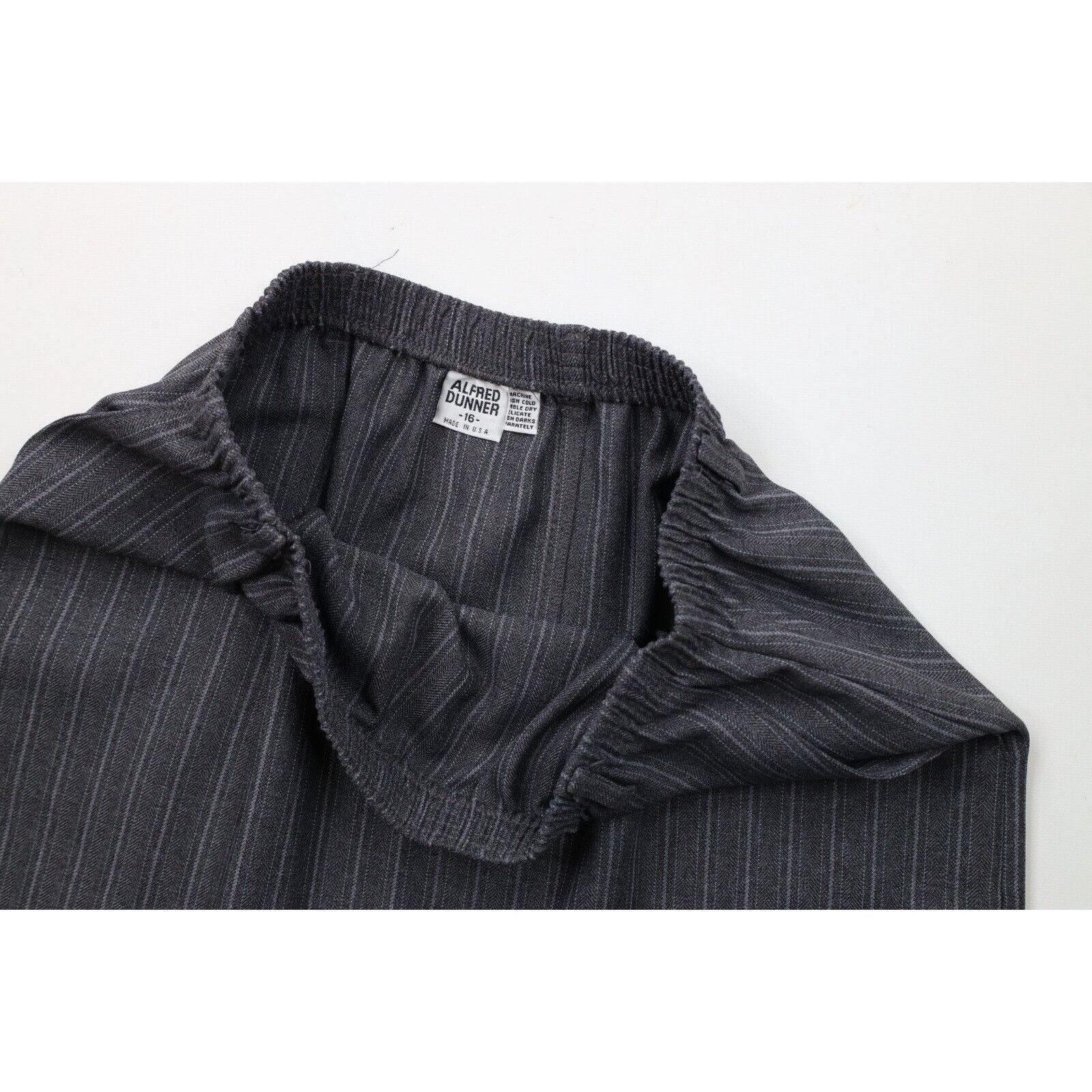 Vintage Vintage 90s Streetwear Striped Herringbone Knit Skirt Size 38" / US 16 / IT 52 - 6 Thumbnail
