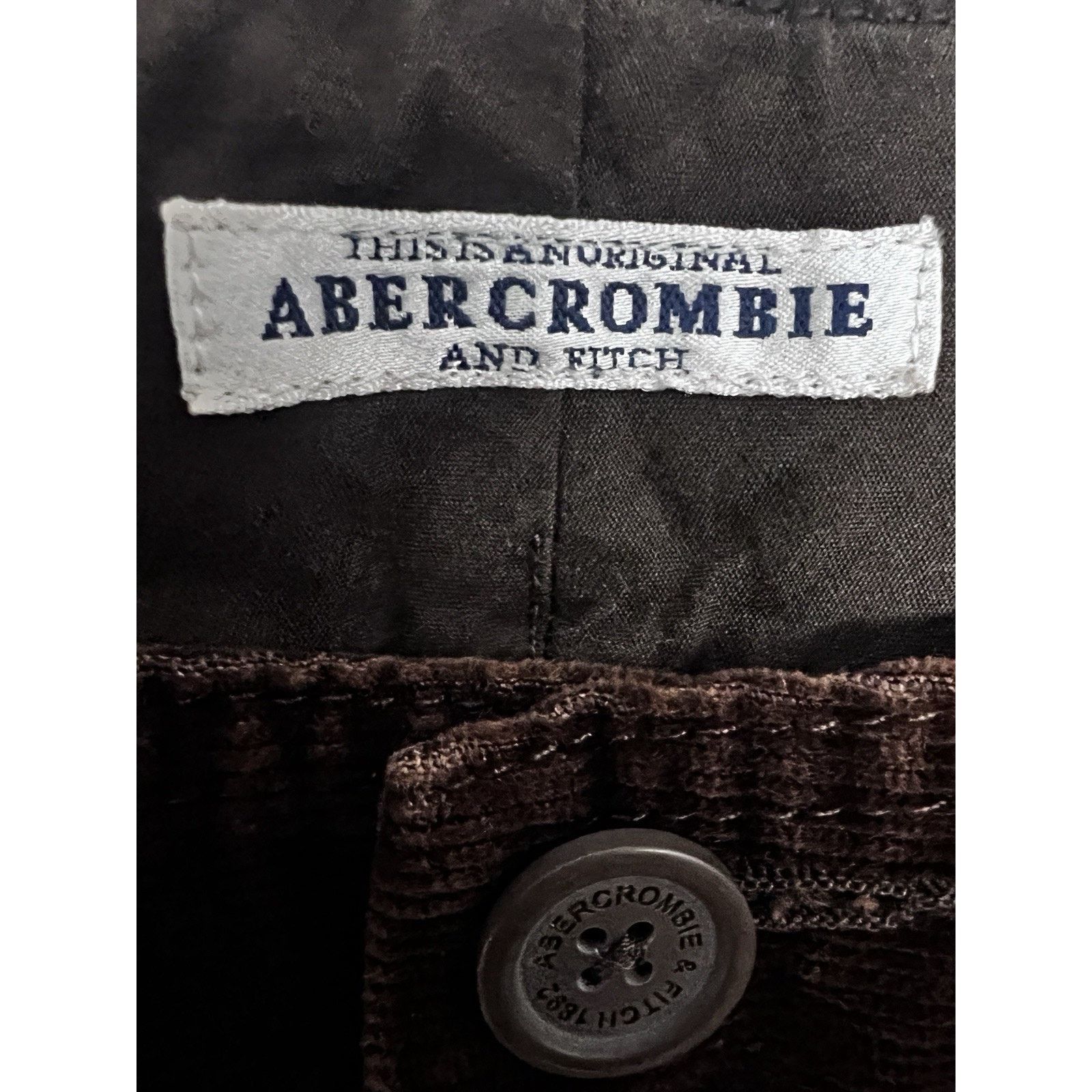 Abercrombie & Fitch Abercrombie and Fitch Brown Corduroy Crop Pants Womens 4 Size 27" / US 4 / IT 40 - 6 Thumbnail