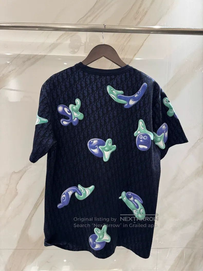 Dior Dior Cute eggplant full print pattern short sleeves Size US L / EU 52-54 / 3 - 2 Thumbnail