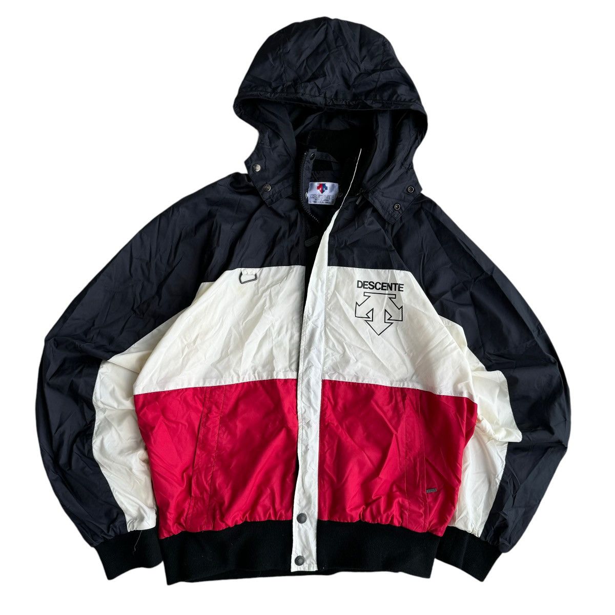 Descente × Hi Tec × Japanese Brand JAPAN MADE DESCENTE Nylon VTG Ski Wear Windbreaker jacket Size US XL / EU 56 / 4 - 2 Thumbnail