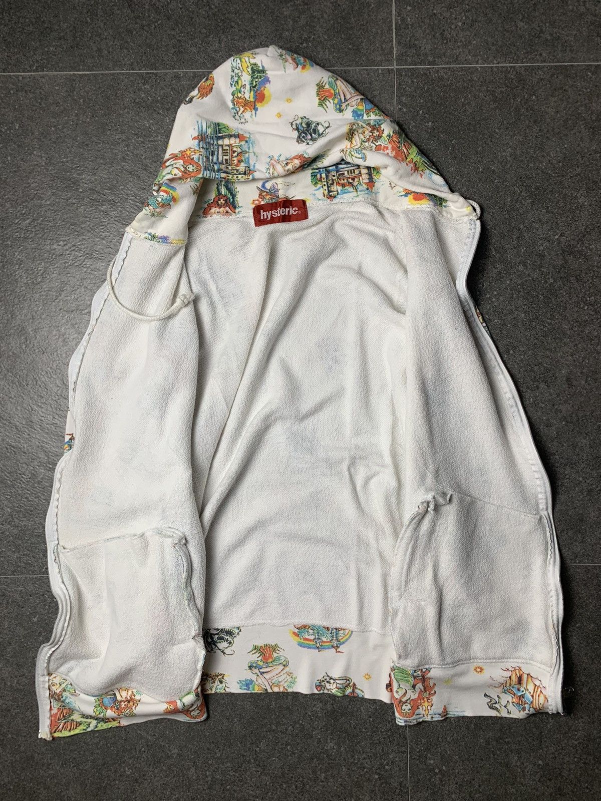Hysteric Glamour 2000s Hysteric Glamour Nude Mermaid & Fairy Long Zip Hoodie Size US S / EU 44-46 / 1 - 9 Thumbnail