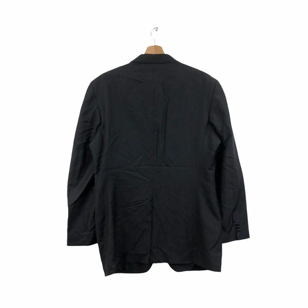 Japanese Brand Vtg YUKIKO HANAI HOMME x ANGELICO Tasmania Wool Blazer Coat Size 44R - 2 Thumbnail