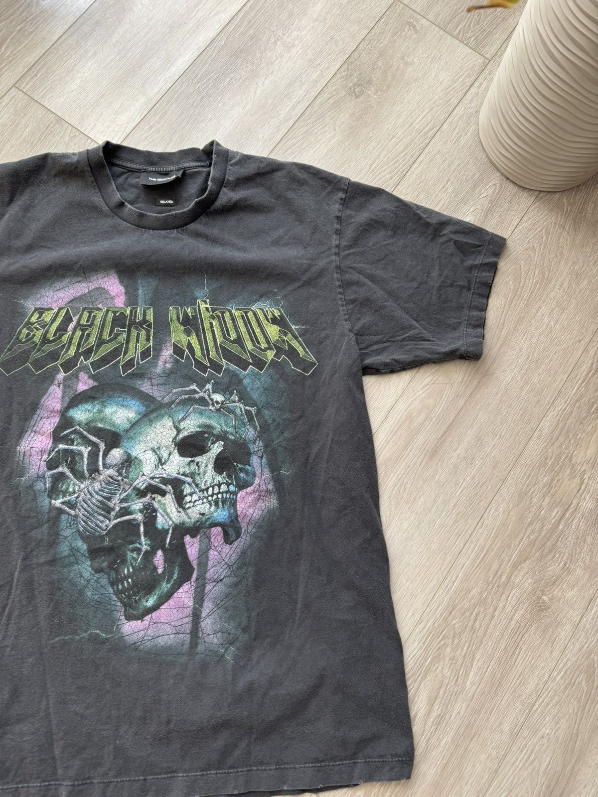 The Kooples The Kooples Skull Black Widow Band T Shirt Size US M / EU 48-50 / 2 - 3 Thumbnail