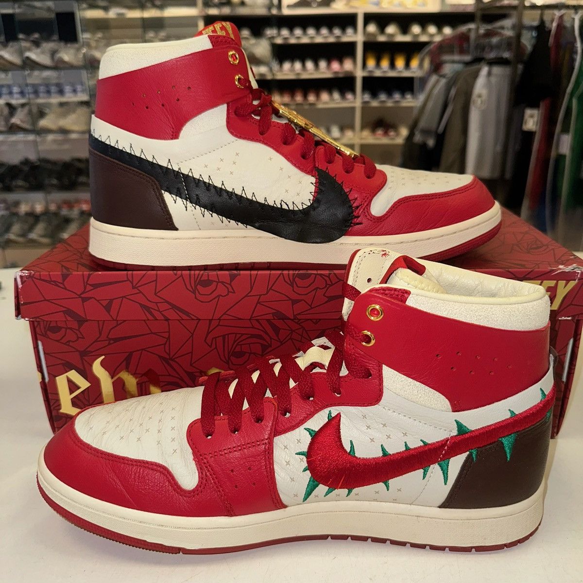 Jordan Brand × Nike 13.5W (12M) - Jordan 1 High Zoom Comfort 2 x Teyana Taylor Size US 12 / EU 45 - 2 Thumbnail