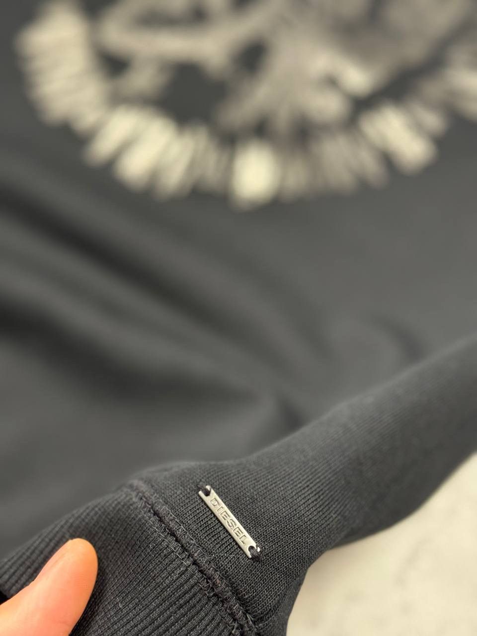 Diesel Diesel Black Sweatshirt Big Logo Size M Size US M / EU 48-50 / 2 - 6 Thumbnail