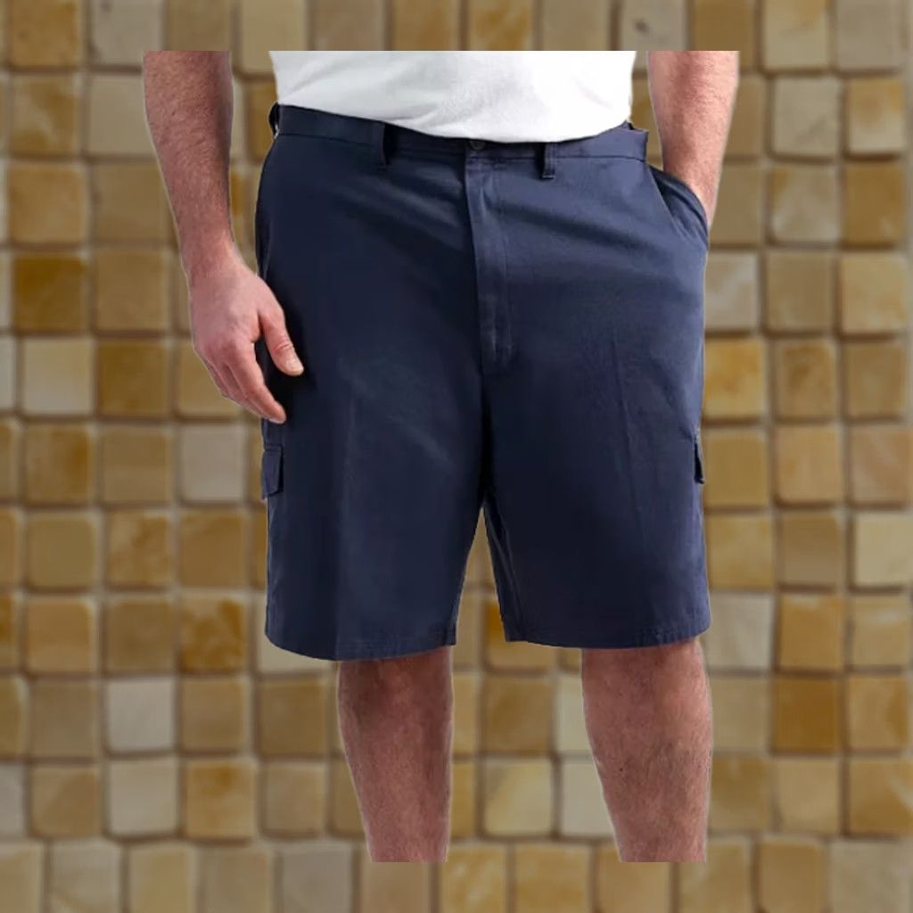 Haggar Haggar Cargo Shorts Indigo Blue VINTAGE? Size US 38 / EU 54 - 1 Preview