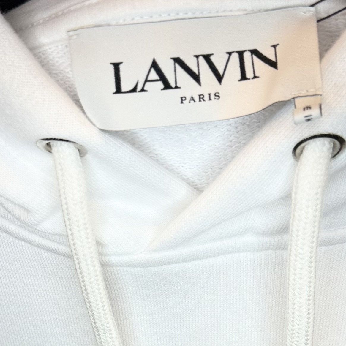 Lanvin Lanvin Embroidered Logo Hoodie White Size US XL / EU 56 / 4 - 3 Thumbnail