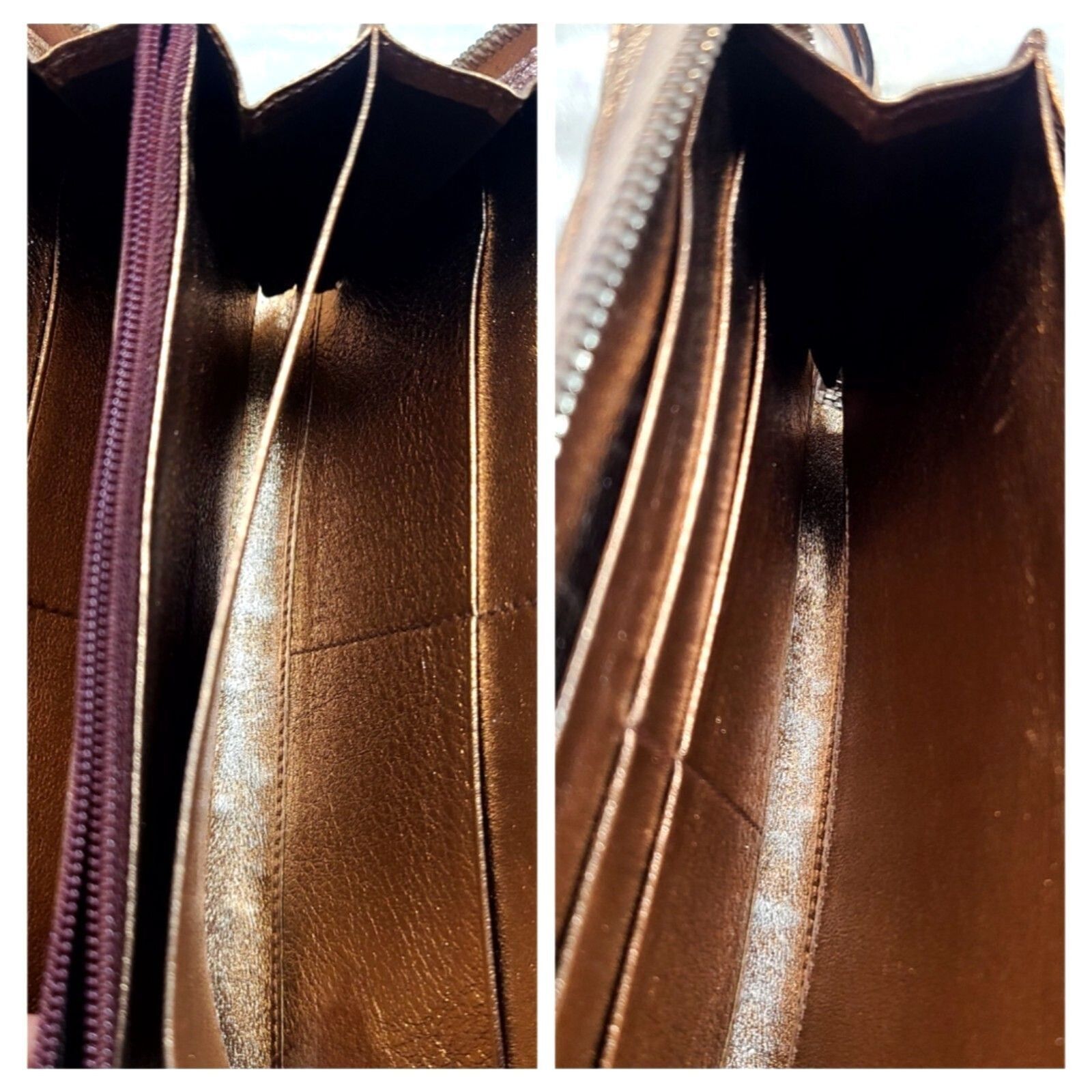 Dolce & Gabbana Dolce & Gabbana RARE Rose Gold Leather Ruffle Zippy Wallet Size ONE SIZE - 11 Thumbnail