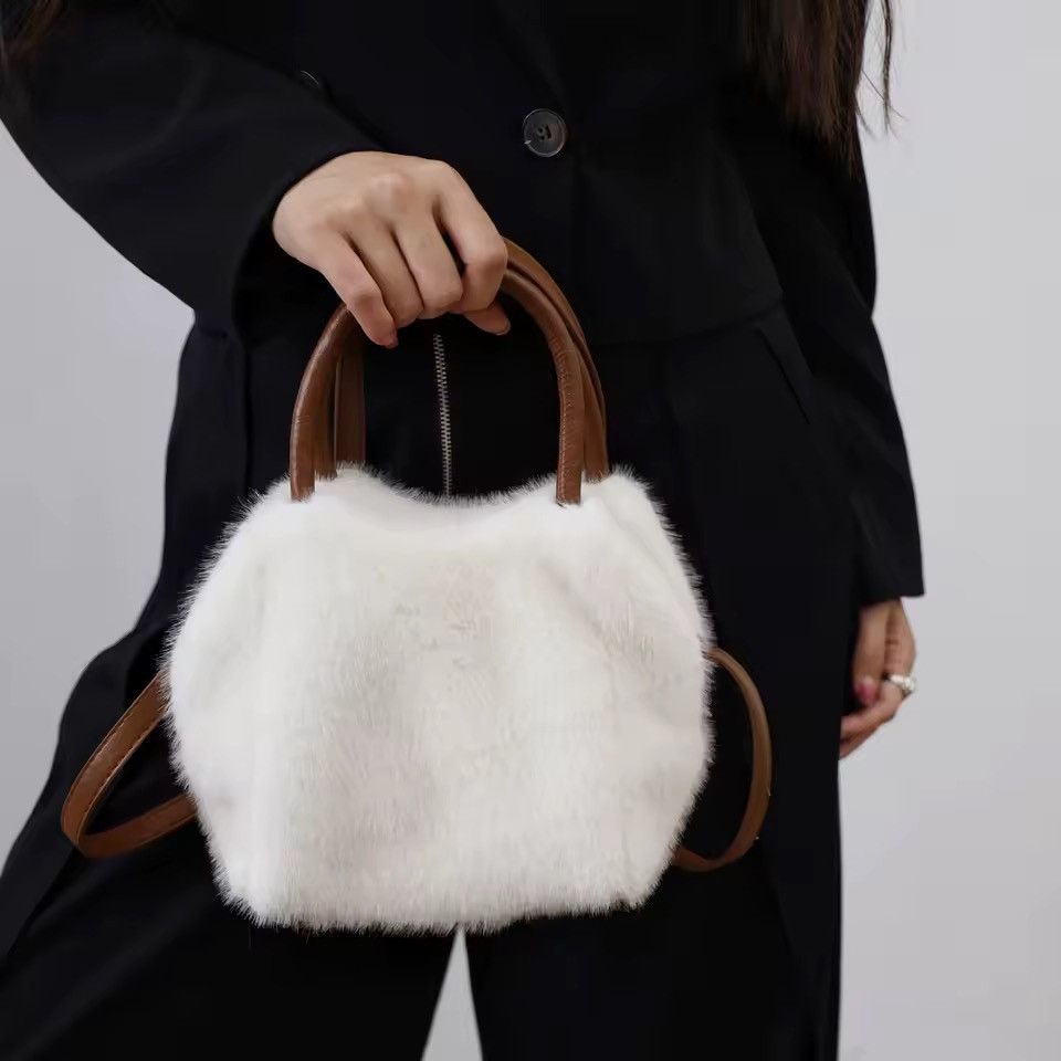 Other Faux Fur Casual Designer Tote Crossbody Mini Bag Size ONE SIZE - 6 Thumbnail