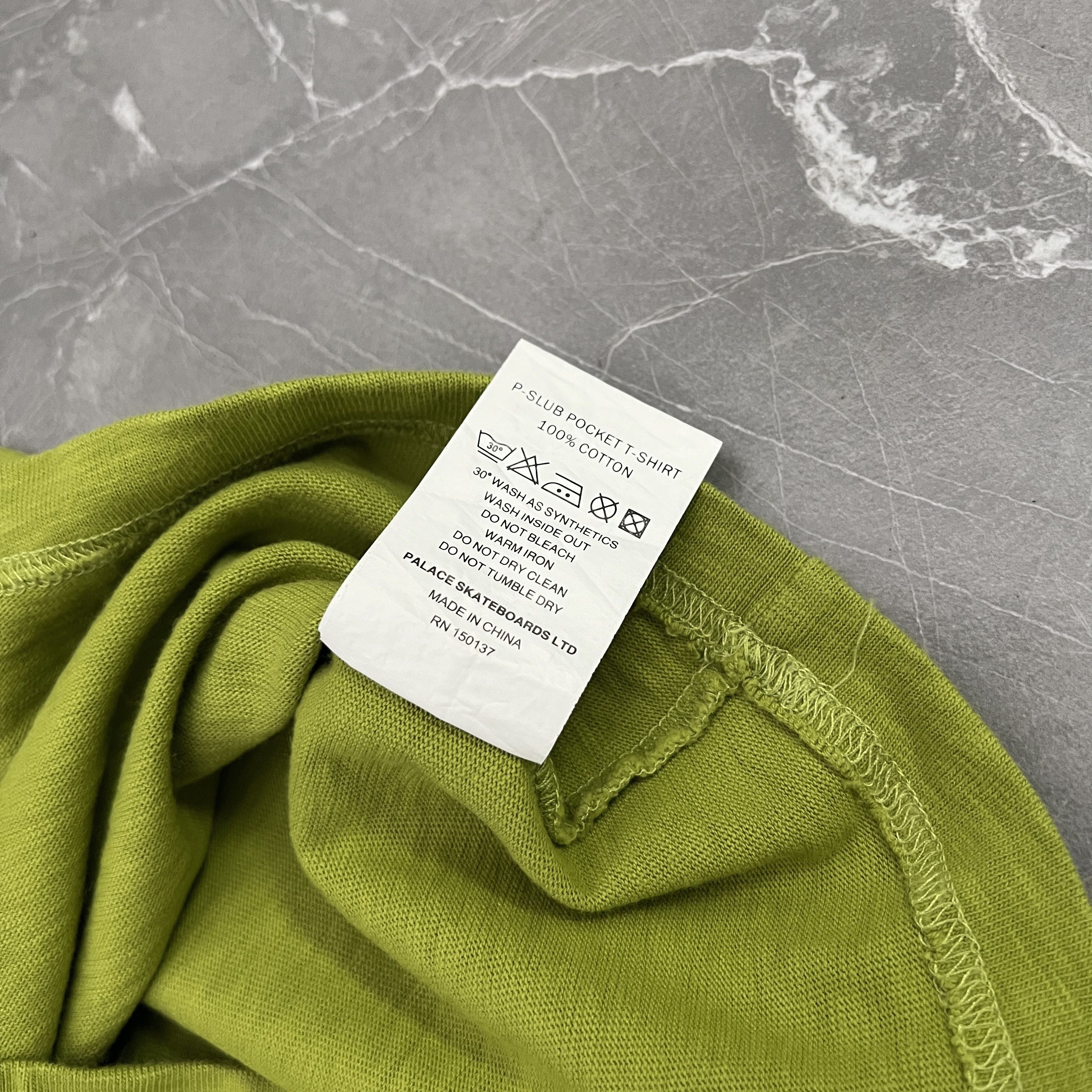 Palace Palace P-Sub Pocket Green Tee Diagonal Logo SS21 Size US S / EU 44-46 / 1 - 6 Thumbnail