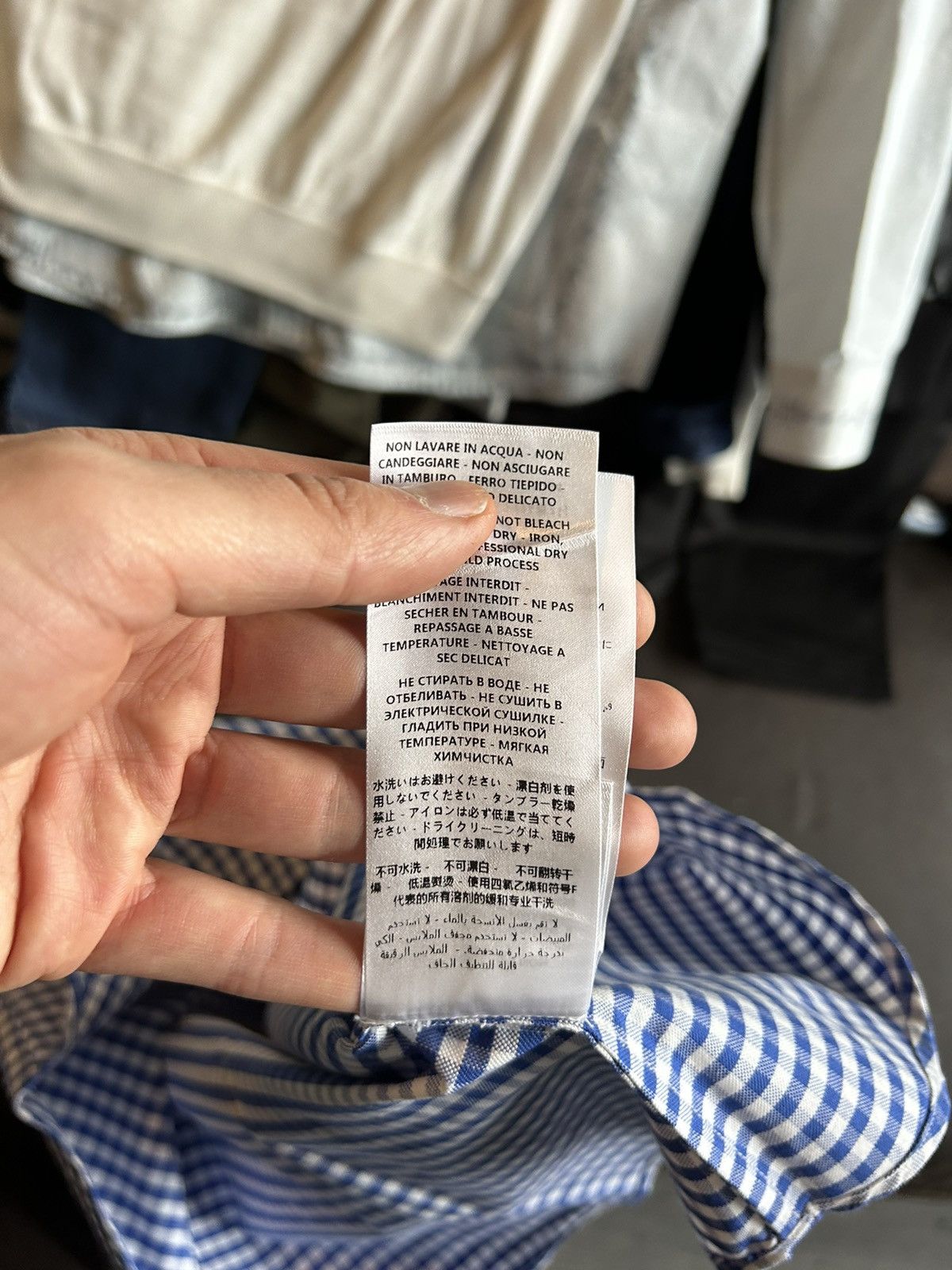 Gucci Blue Plaid Shirt Size US M / EU 48-50 / 2 - 13 Thumbnail