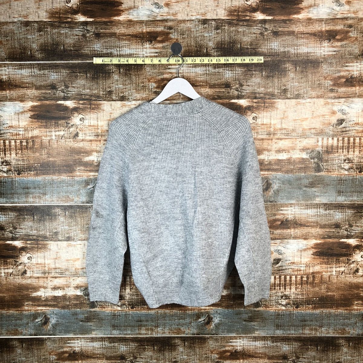 GU GU japan grey Cardigan Knitwear #A1734 Size M / US 6-8 / IT 42-44 - 14 Thumbnail