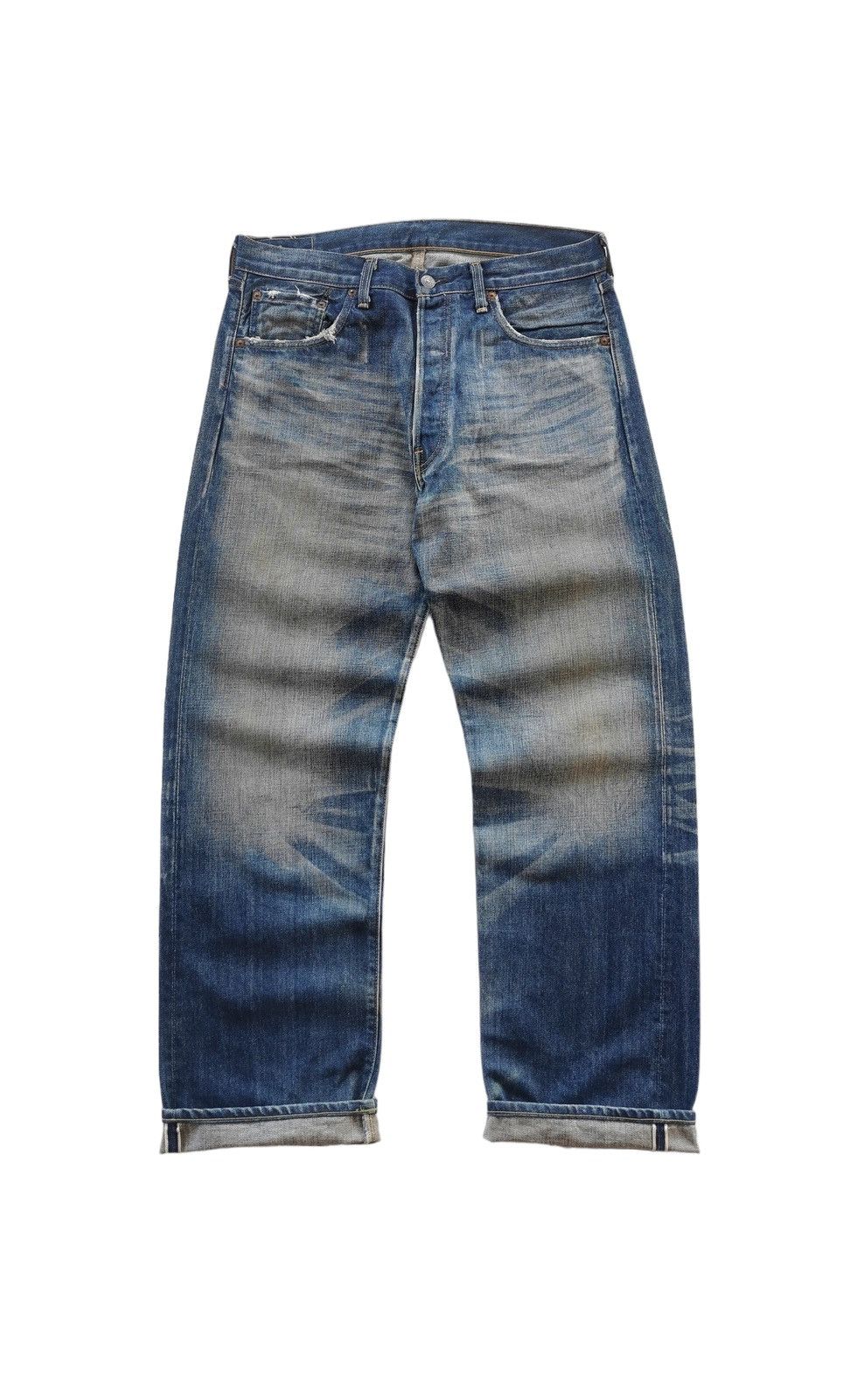 Levi’s 501 Sashiko Boro Banana Denim Levi's 501 Sashiko Boro Banana Denim Levis Vintage Clothing 501