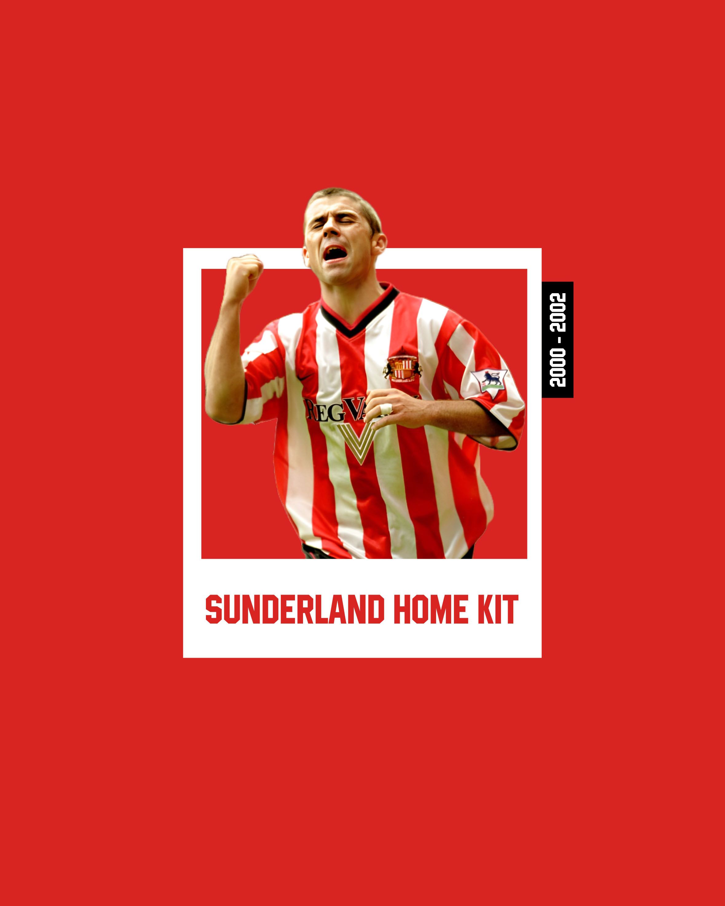 Nike Sunderland AFC Home Kit 2000 2001 2002 Size US XL / EU 56 / 4 - 7 Thumbnail