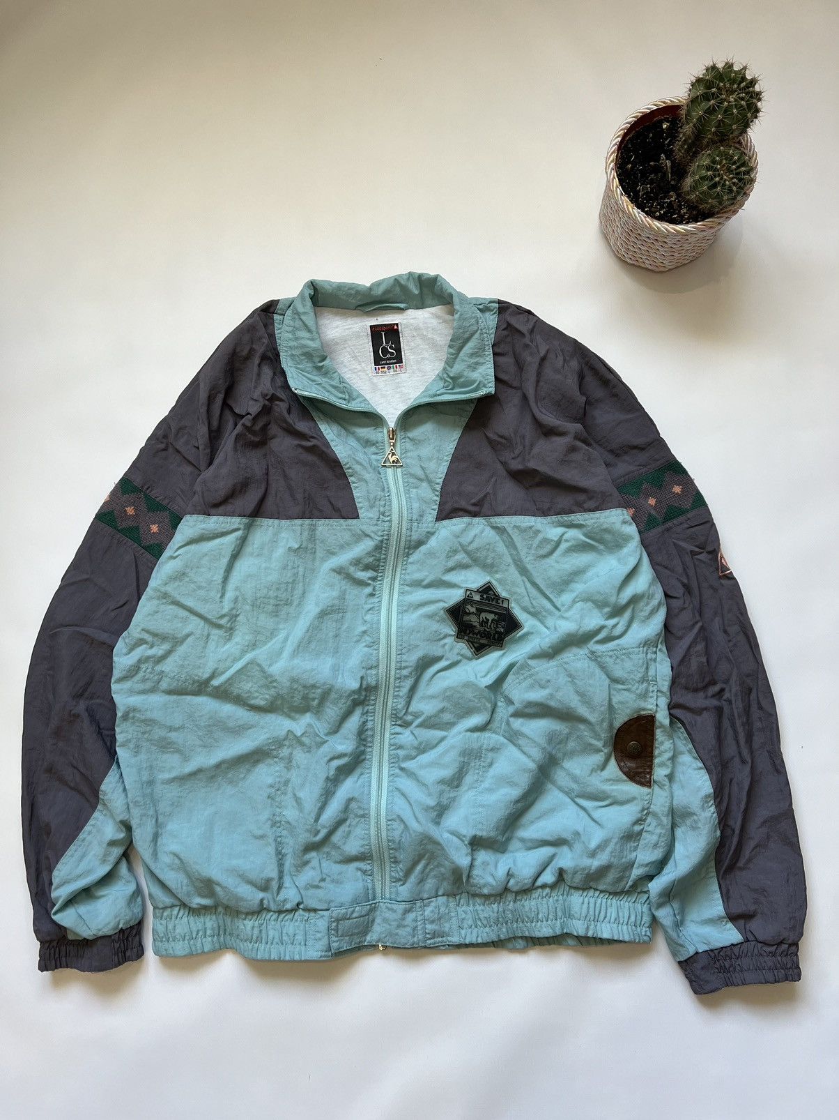 Le Coq Sportif Vintage 80’s Le Coq Sportif Vintage Nylon Jacket Size US L / EU 52-54 / 3 - 1 Thumbnail