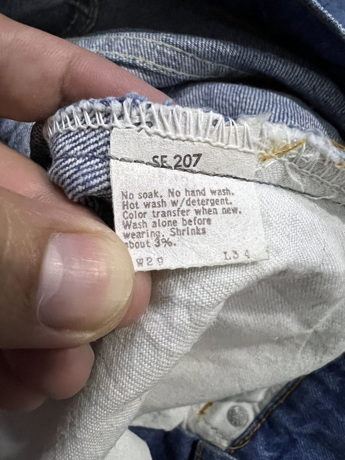 Levi's 💥FLARE💥VINTAGE 60’s LEVIS 517 ORANGE TAB NICE FADEDBUTTON #8 Size US 28 / EU 44 - 17 Thumbnail