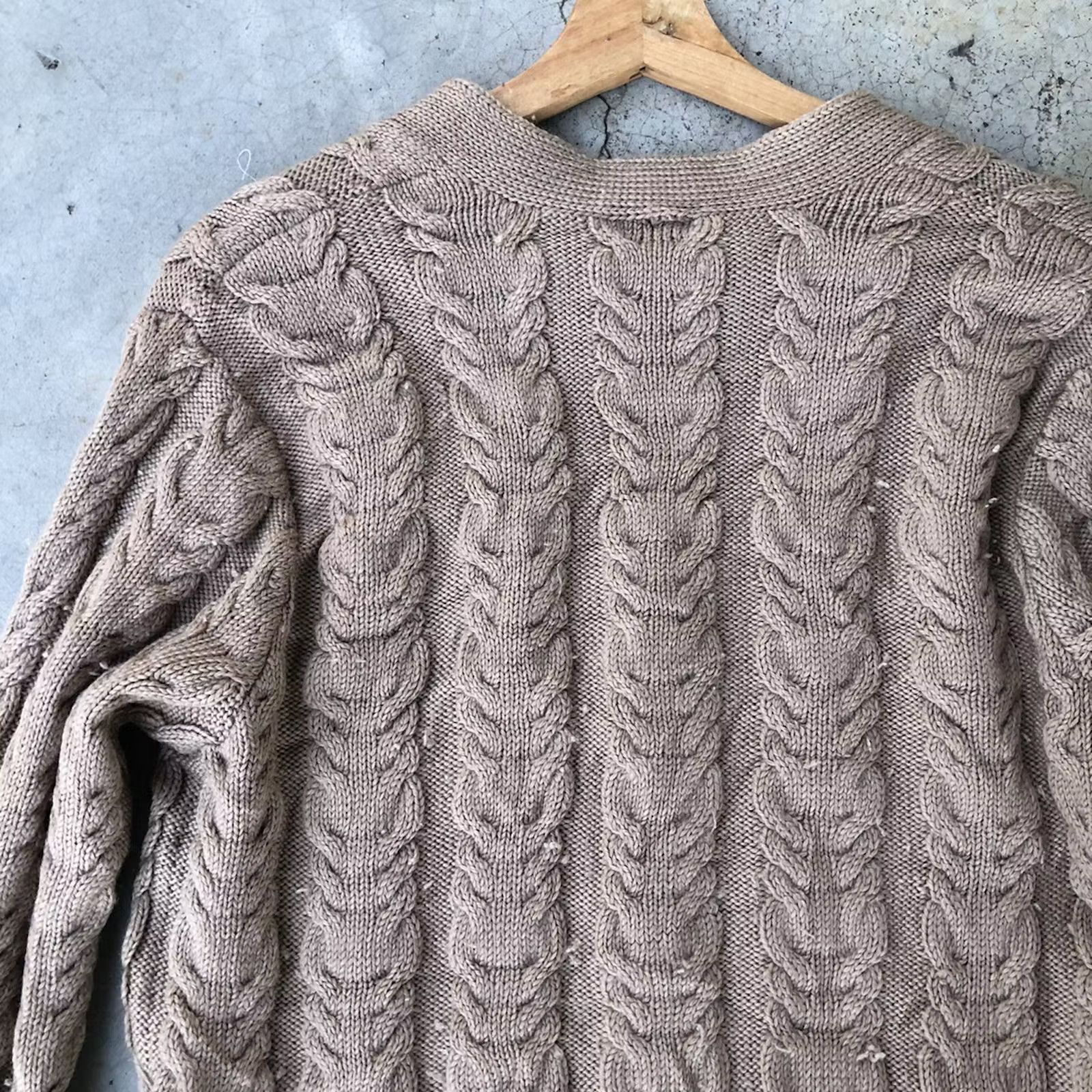 Aran Isles Knitwear 💥Vintage Cardigan Pureknit Pullover/Striple Shag Shaggy Size US M / EU 48-50 / 2 - 8 Thumbnail