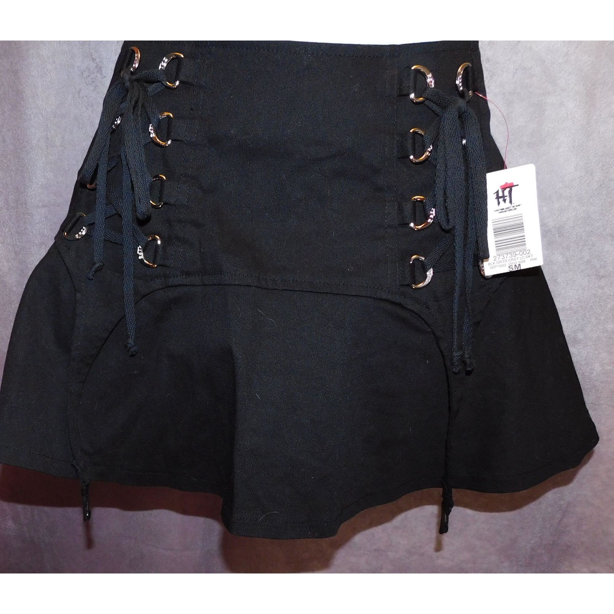Tripp NYC Tripp Discontinued Gothic Black Double Corset Front Garter S Size 28" / US 6 / IT 42 - 2 Thumbnail