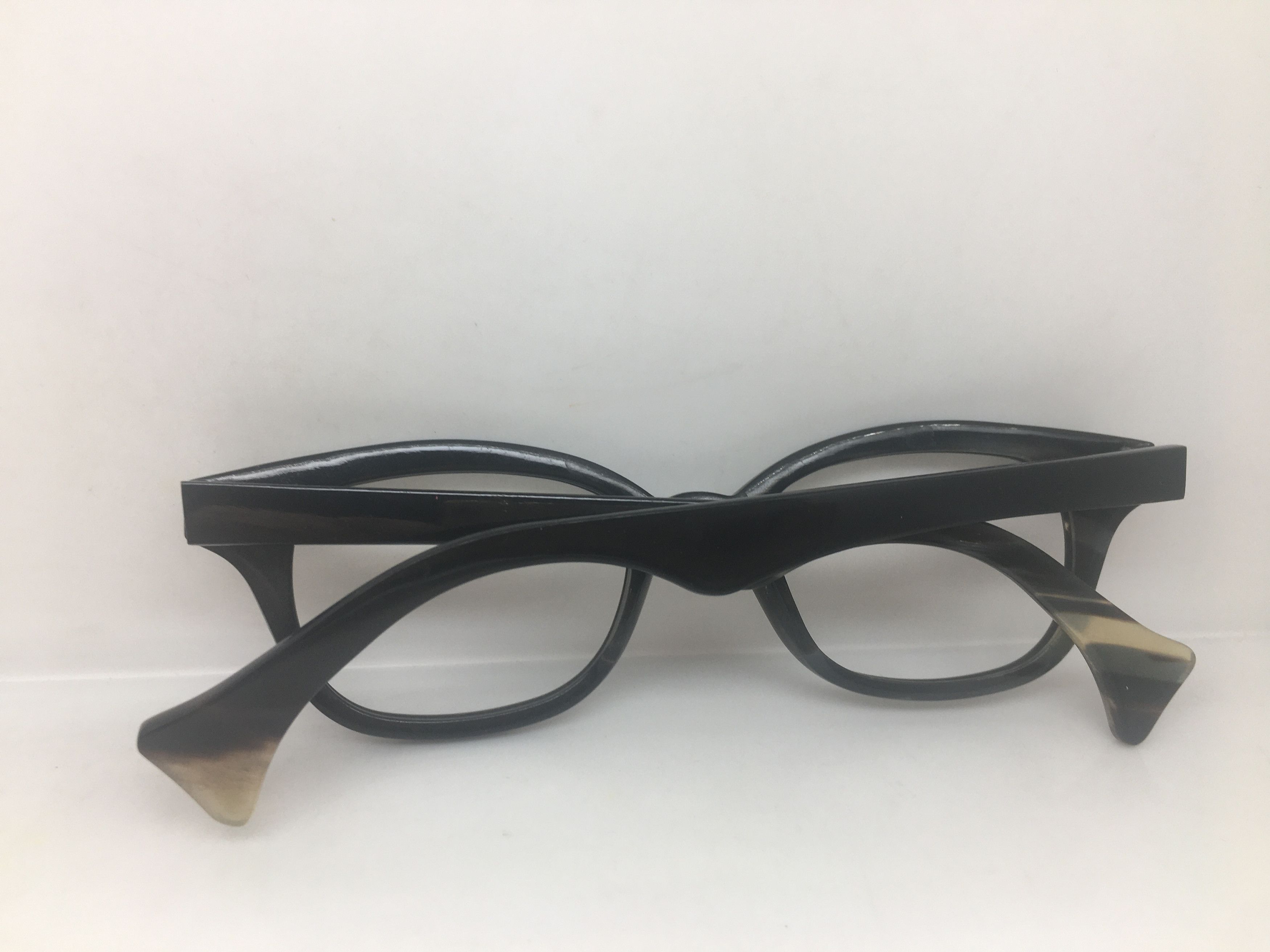 Other Genuine Horn Cateye Eyeglasses Frame Woman RX Size ONE SIZE - 7 Thumbnail