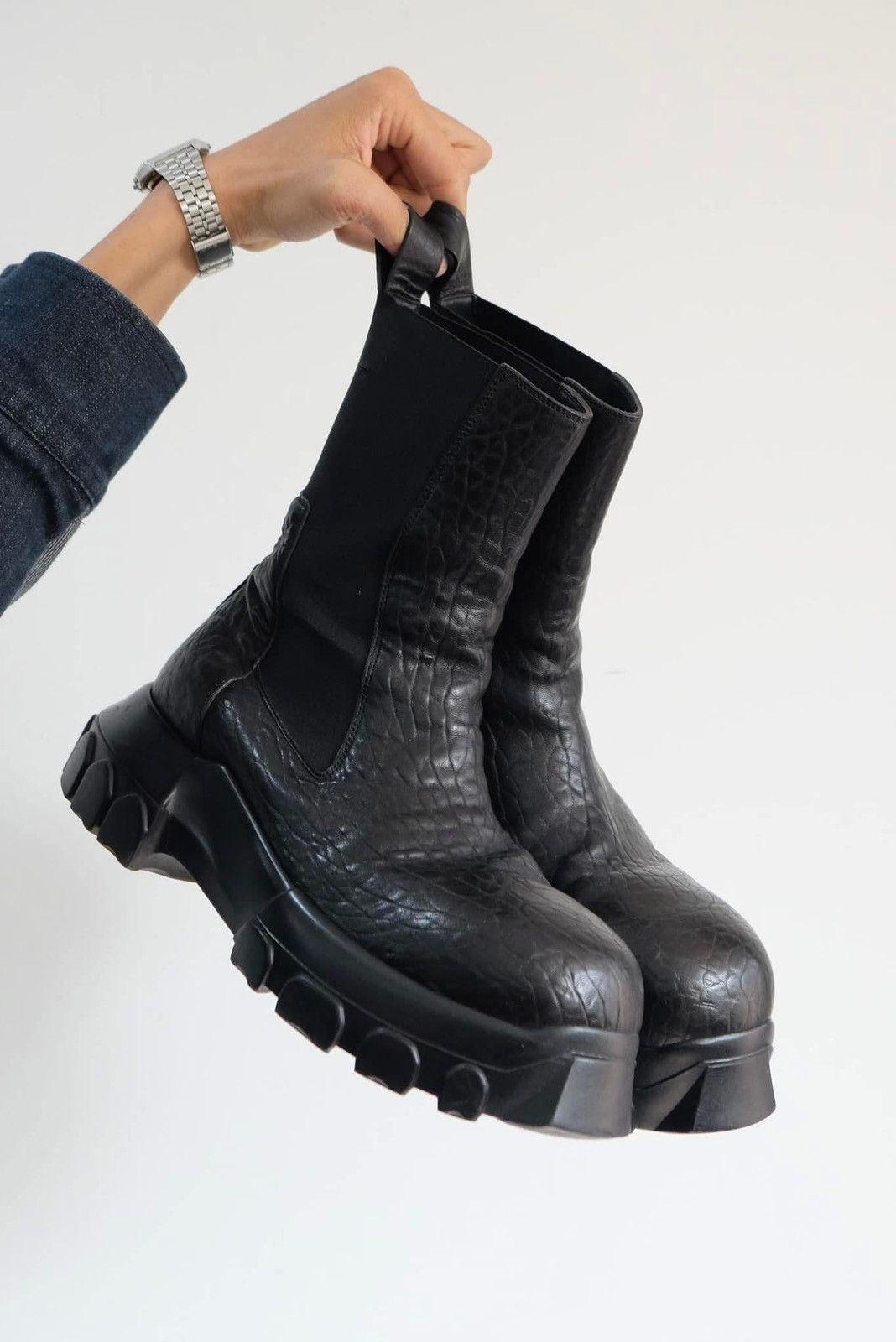 Rick Owens BEATLE MEGA TRACTOR ブラック 42