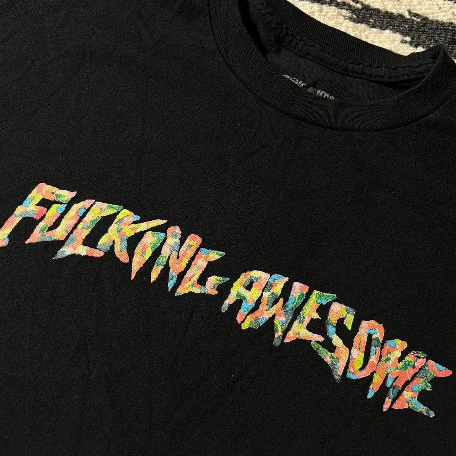 Fucking Awesome White fcking awesome t shirt Size US L / EU 52-54 / 3 - 2 Thumbnail
