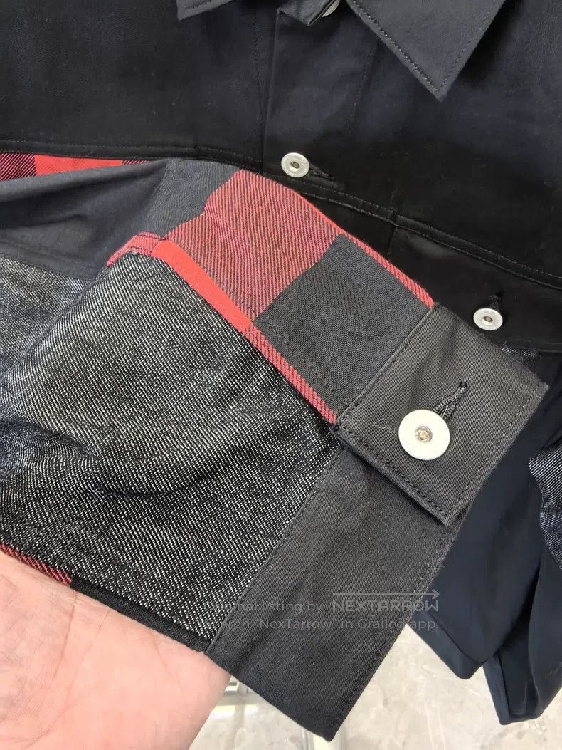 Comme des Garcons Comme Des Garcons Patchwork Long Sleeve Jacket Size US L / EU 52-54 / 3 - 5 Thumbnail