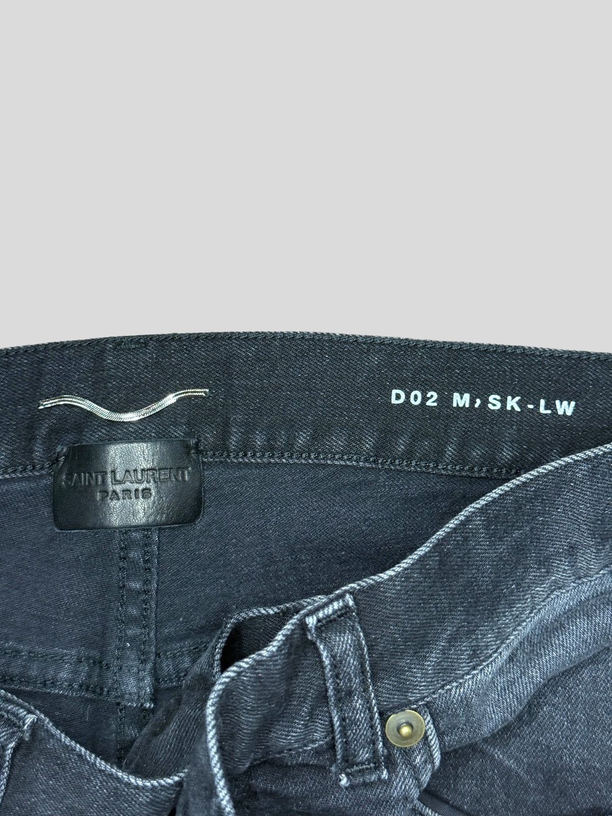 Saint Laurent Paris Saint Laurent Paris 2017 D02 Denim Size US 30 / EU 46 - 3 Thumbnail