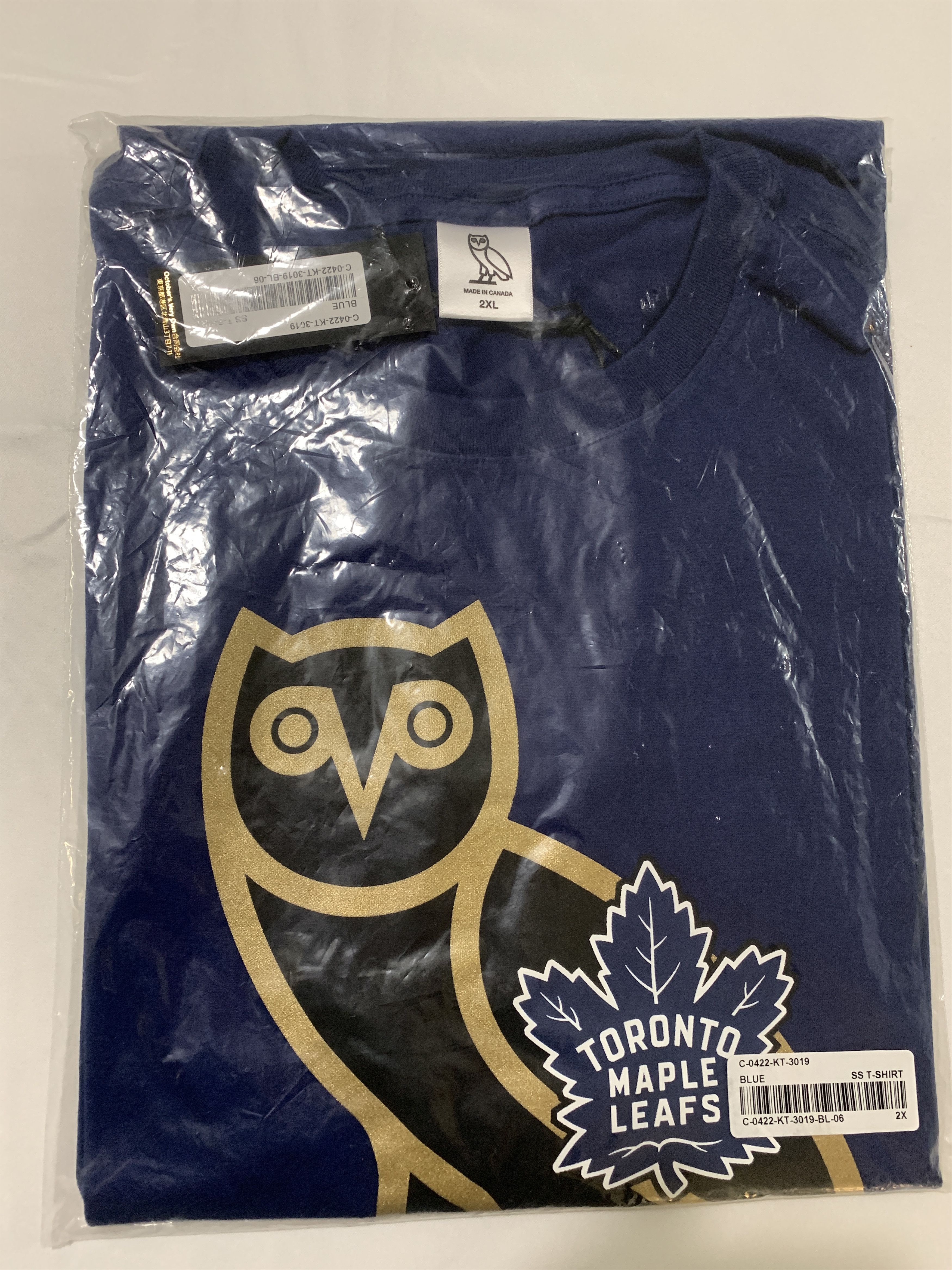 Drake OVO x NHL Maple Leaf OG Owl T-shirt Tee XXL Size US XXL / EU 58 / 5 - 1 Thumbnail