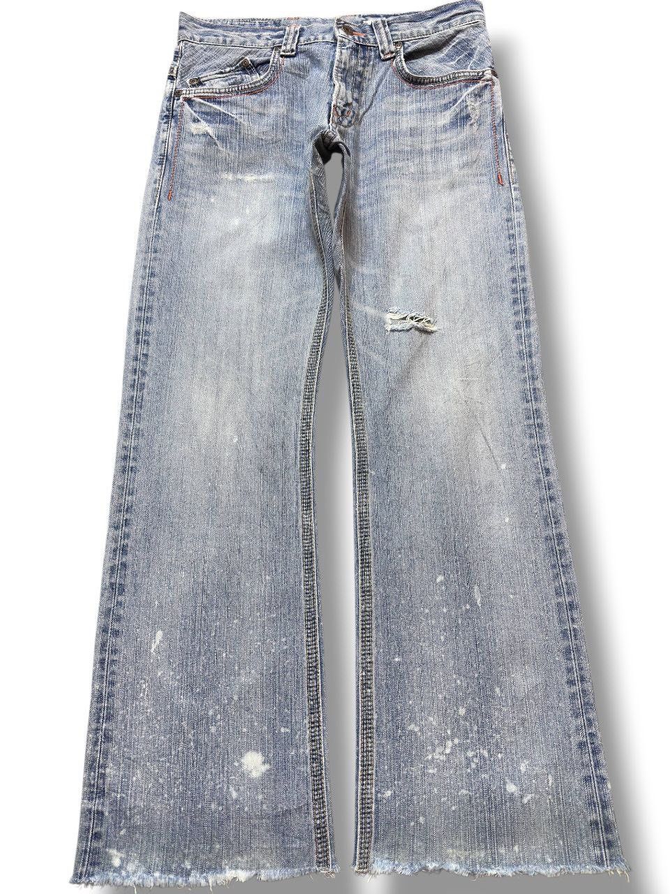 Edwin Vintage Edwin XV-S Flare Bootcut Faded Buckle Belt Denim Size US 31 - 1 Thumbnail