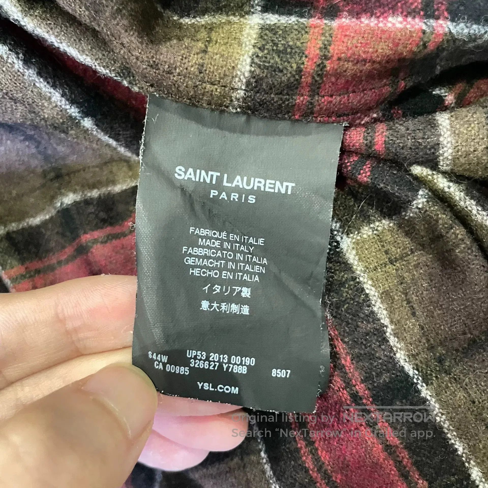 Saint Laurent Paris Saint Laurent FW13 Plaid Shirt. Size US M / EU 48-50 / 2 - 3 Thumbnail