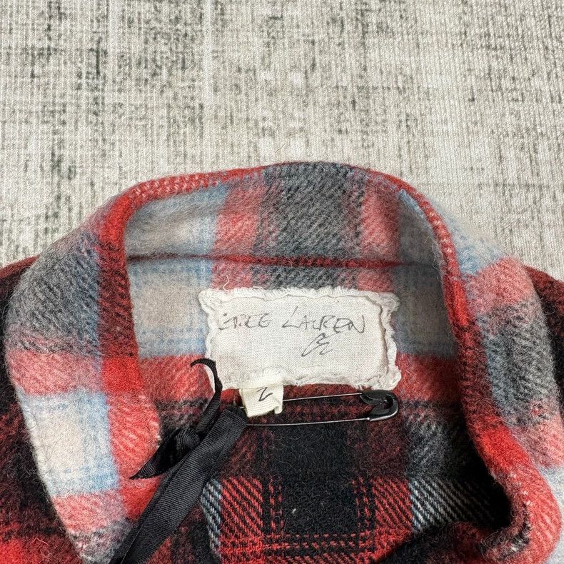 Greg Lauren Greg Lauren Wool plaid patchwork denim jacket 2504-Nextarro Size US M / EU 48-50 / 2 - 2 Thumbnail