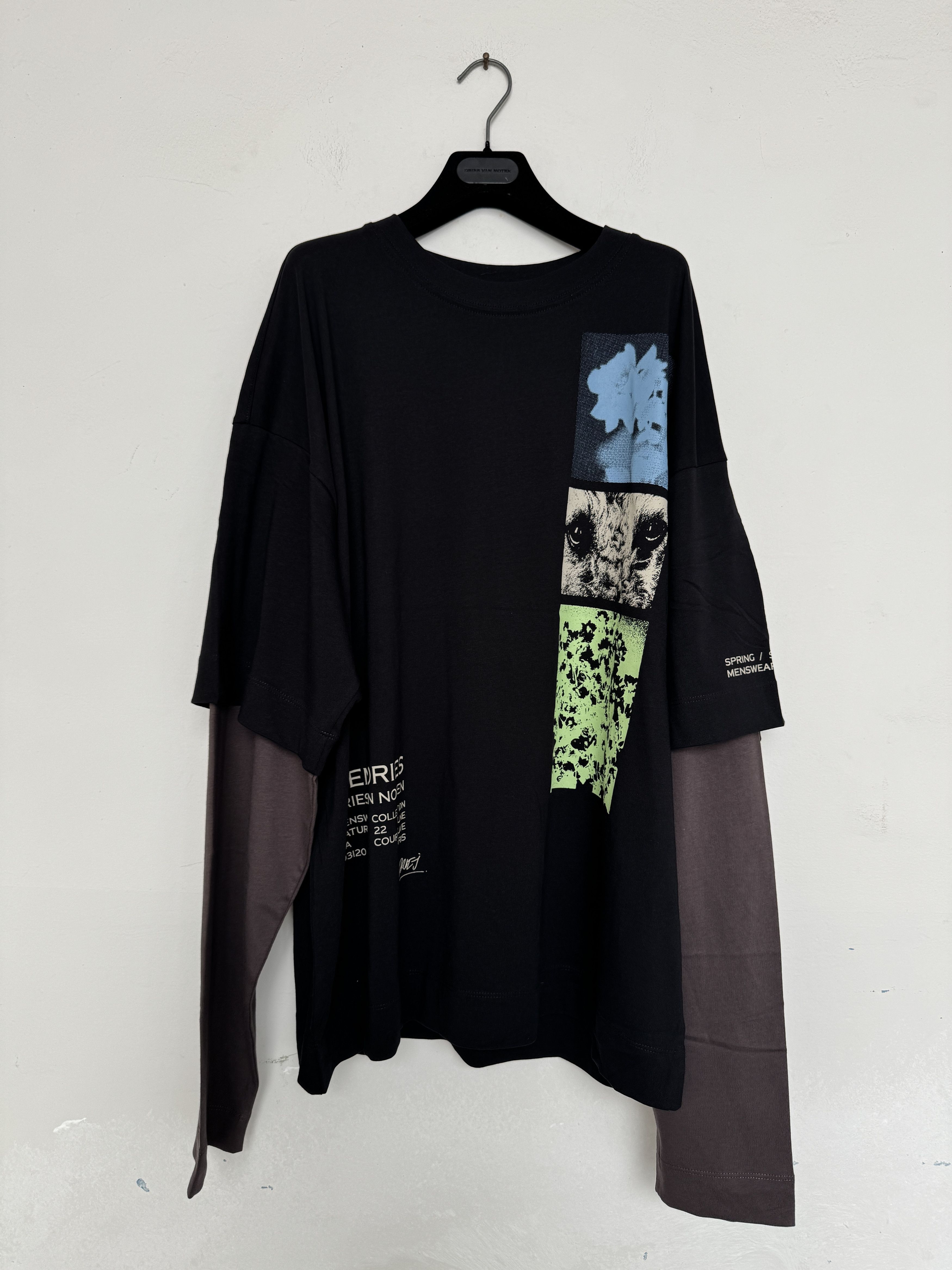 Dries Van Noten Dries Van Noten Logo cotton jersey T-shirt Size US S / EU 44-46 / 1 - 1 Thumbnail