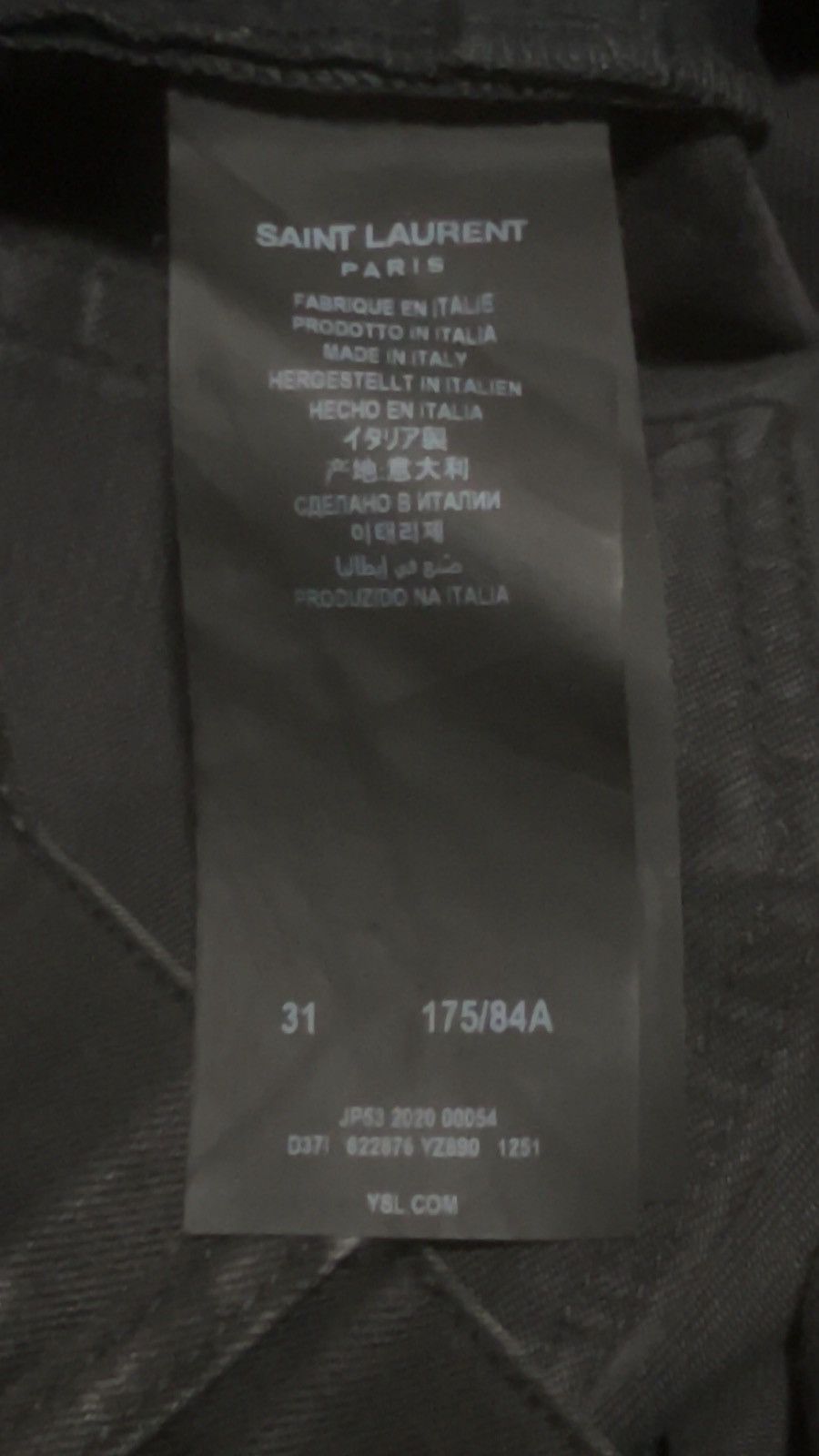 Saint Laurent Paris Ysl jeans waxed Size US 32 / EU 48 - 7 Thumbnail
