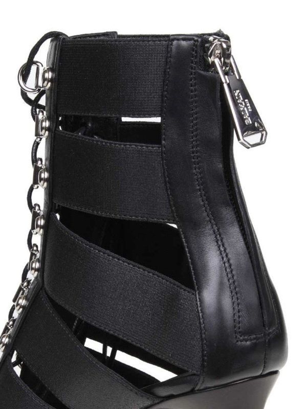 Balmain o1y0625 Heel Sandals in Black Size US 6 / IT 36 - 3 Thumbnail