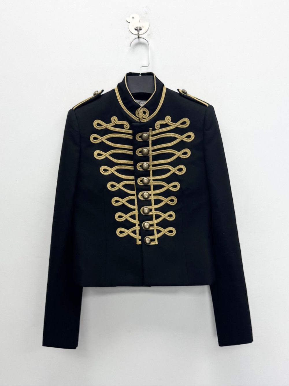 Saint Laurent Gold Embroidery Hussar Jacket Size 36