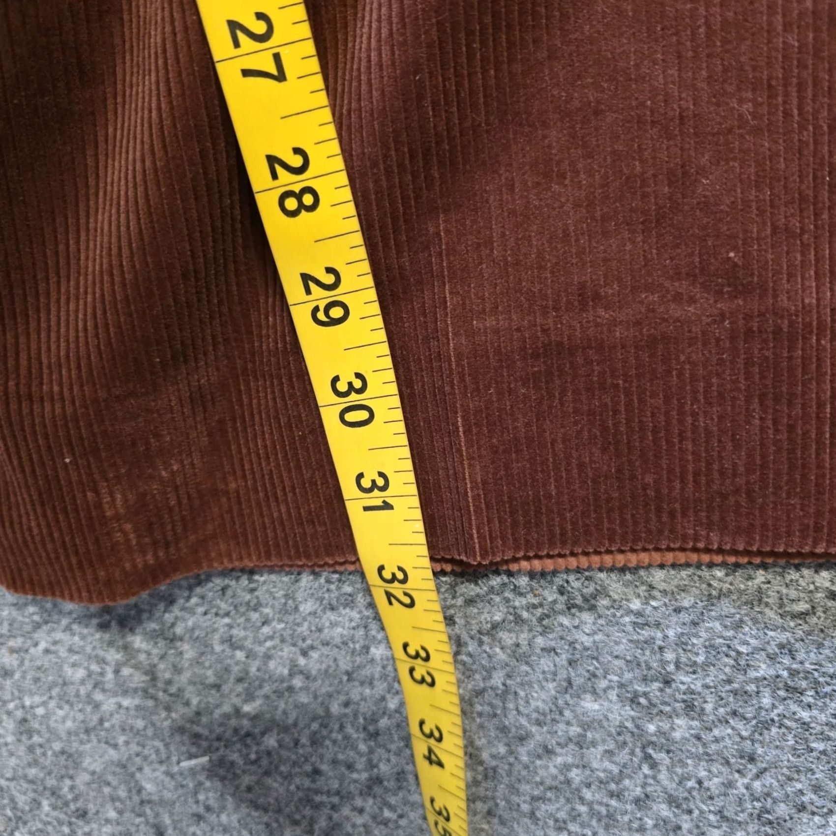 J.Crew J.CREW Pants Womens Size 16 Brown Corduroy Wide Leg Flat Front Casual Ankle Winter Fall Spring Summer Regular Mens? Womens Size 38" / US 16 / IT 52 - 7 Thumbnail