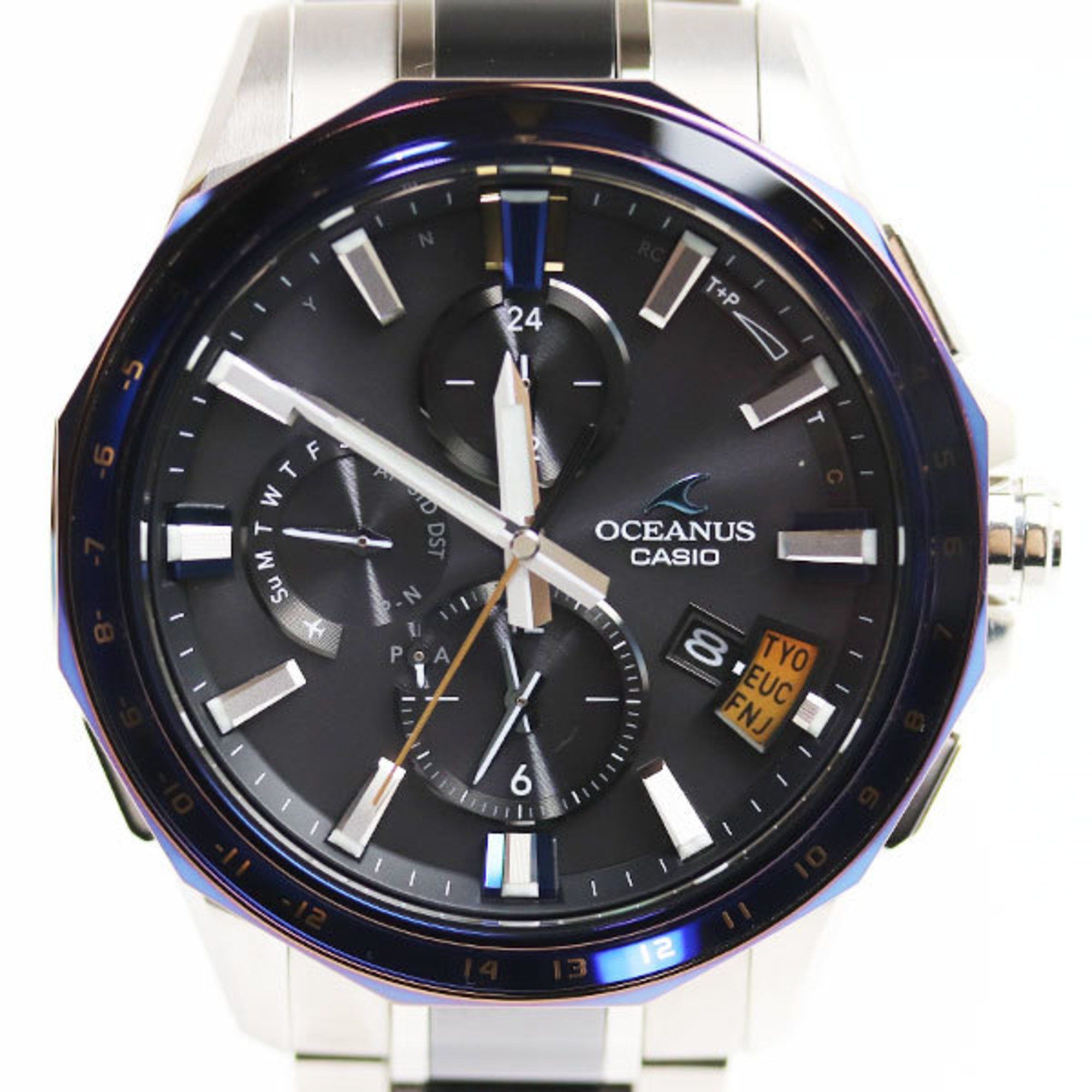 image of Casio Oceanus Gps Radio Tough Solar Watch Ocw-G2000E-1Ajf Men's in Black
