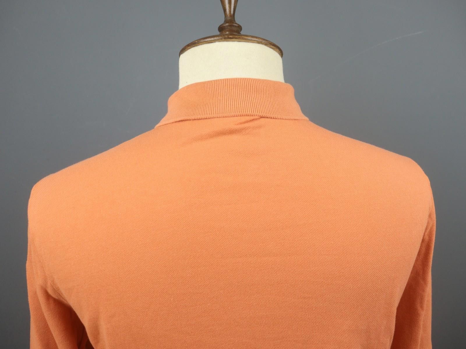 Lacoste Lacoste Orange 100% Cotton Collared Polo Shirt Size 4 Size US M / EU 48-50 / 2 - 9 Thumbnail