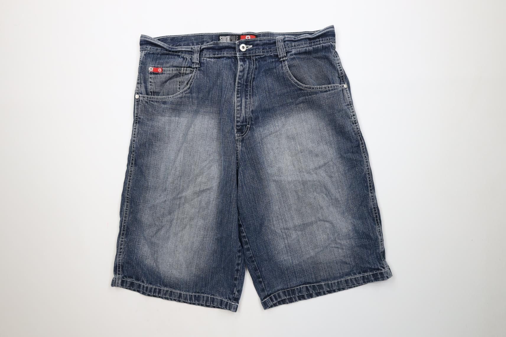 Southpole × Vintage Y2K Vintage Southpole Baggy Jorts Embroidered
