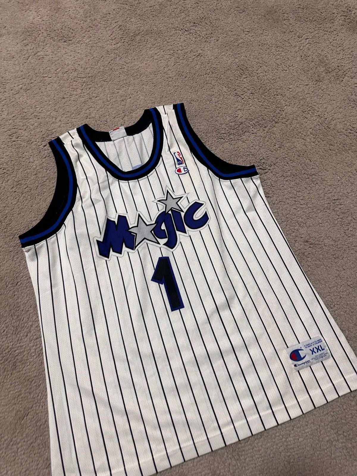 Champion VTG 90’s Orlando Magic NBA Anfernee Hardaway Champion Jersey Size US XXL / EU 58 / 5 - 3 Thumbnail