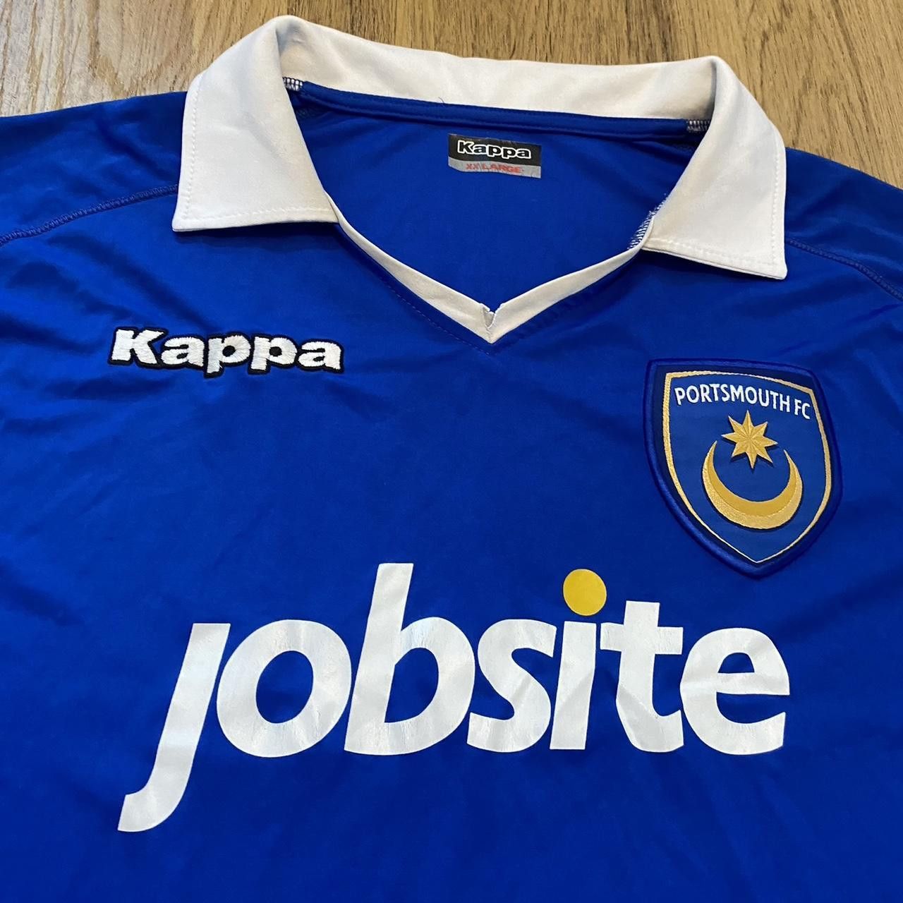 Kappa 2012-13 Portsmouth Kappa Home Football Shirt Premier League Size US XXL / EU 58 / 5 - 3 Thumbnail