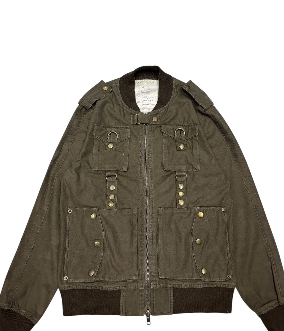 Kapital 2000s Omega Project Parachute Multi Pocket Bomber Jacket Size US S / EU 44-46 / 1 - 6 Thumbnail