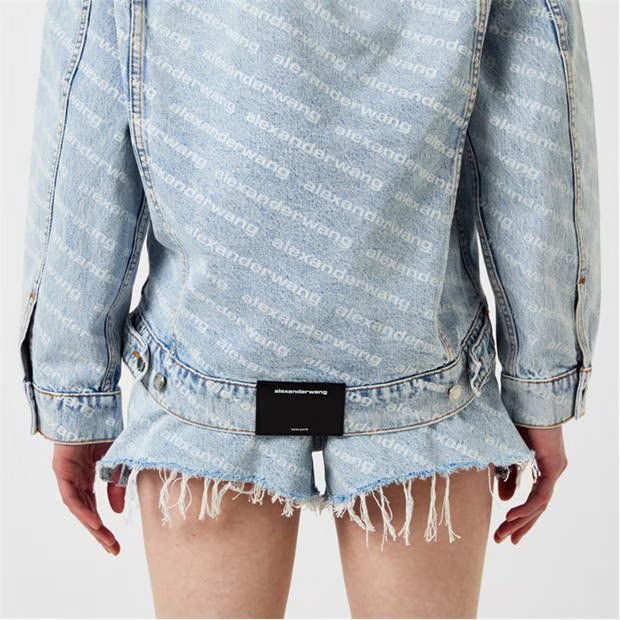 Alexander Wang o1g2r1mq0824 Denim Jackets in Light Blue Size L / US 10 / IT 46 - 3 Thumbnail