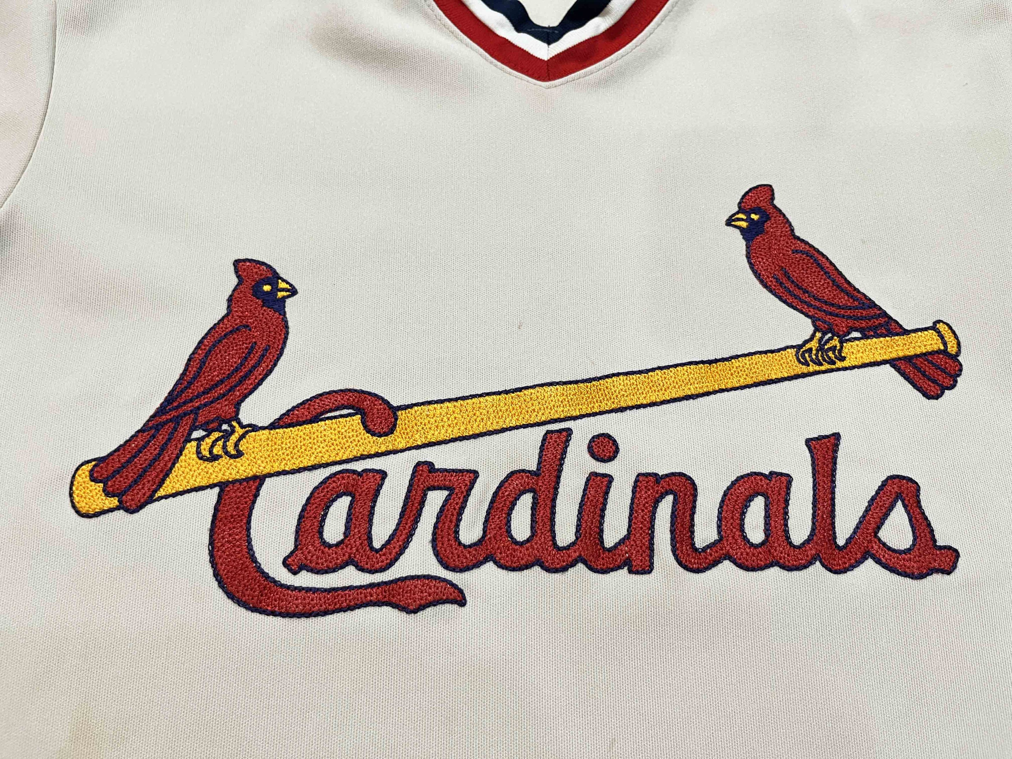 Vintage Vintage Sand Knit MLB St. Louis Cardinals Pullover Jersey Size US M / EU 48-50 / 2 - 2 Thumbnail