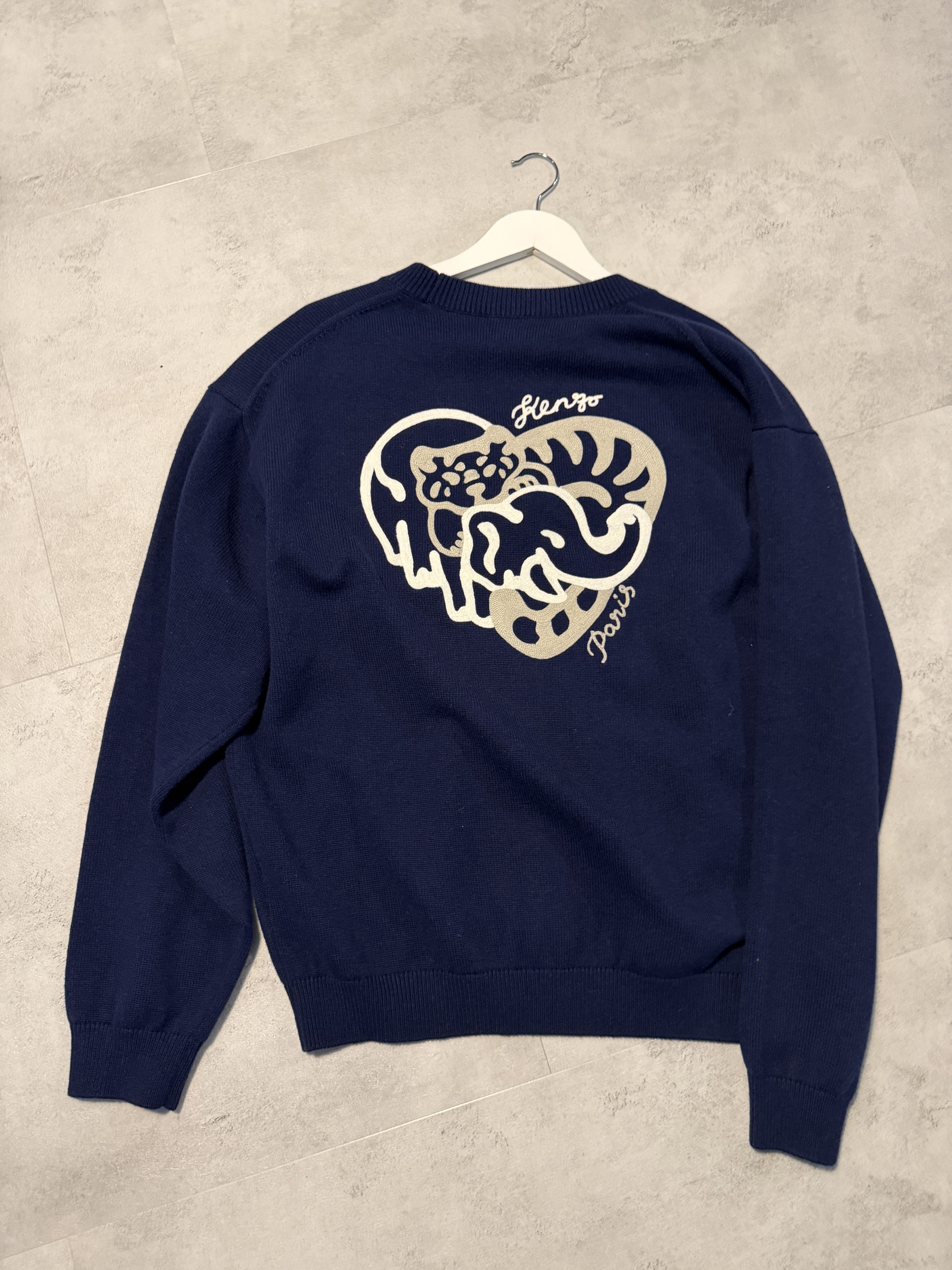 Kenzo Kenzo Jungle Heart cardigan Size US L / EU 52-54 / 3 - 3 Thumbnail